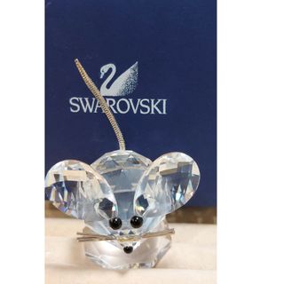 スワロフスキー(SWAROVSKI)の大きさしっかり!スワロフスキーネズミの置物(置物)