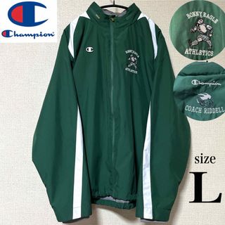 Champion - champion ナイロンジャケット　ナイロンパーカー　 ウインドブレーカー　Ｌ