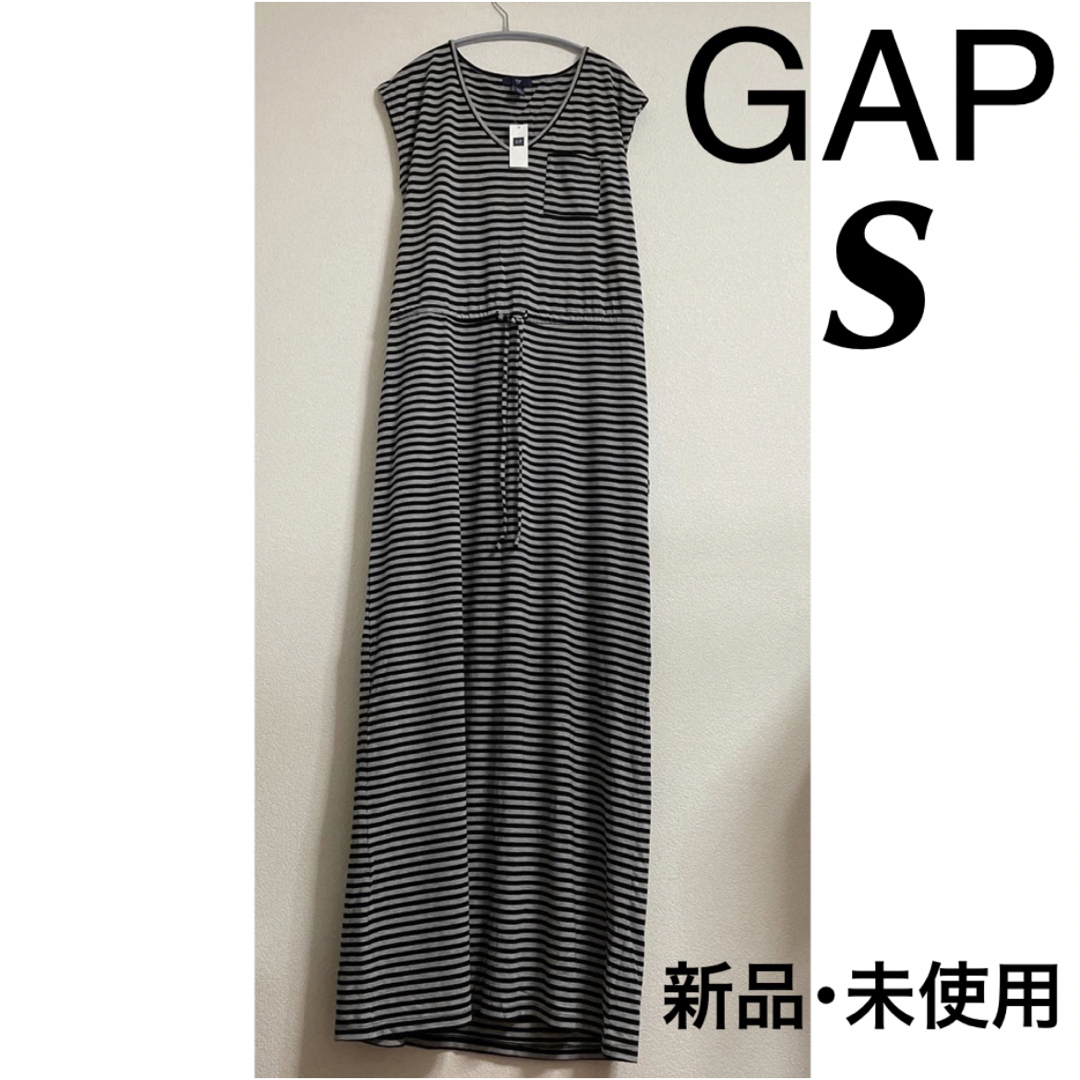 GAP(ギャップ)の新品 5900円 GAP マキシ ワンピース S タグ付き 未使用 ブラック レディースのワンピース(ロングワンピース/マキシワンピース)の商品写真