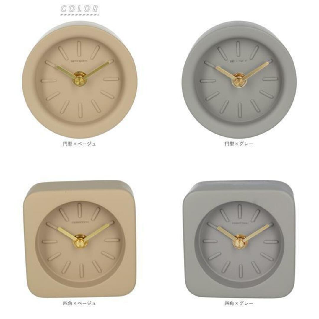 【並行輸入】石の置き時計 シンプル ygk17 インテリア/住まい/日用品のインテリア小物(置時計)の商品写真
