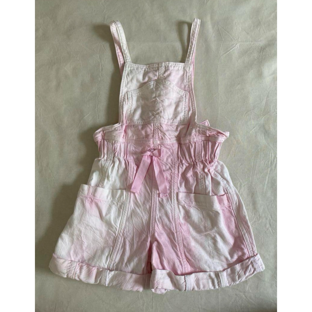 ZARA KIDS(ザラキッズ)のZARA キッズ　デニム　オーバーオール　140 キッズ/ベビー/マタニティのキッズ服女の子用(90cm~)(パンツ/スパッツ)の商品写真