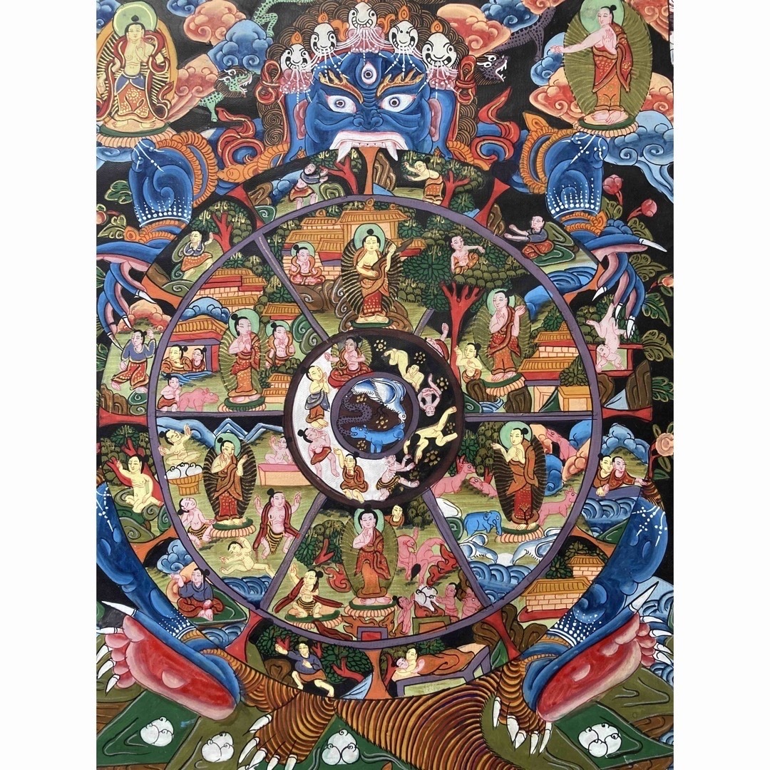 絵画　曼荼羅　ネパール エンタメ/ホビーの本(アート/エンタメ)の商品写真