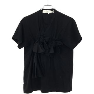 コムデギャルソン(COMME des GARCONS)のtao COMME des GARCONS タオ コムデギャルソン 23SS リボンTシャツ ブラック S TK-T019(Tシャツ(半袖/袖なし))