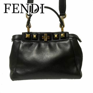 フェンディ(FENDI)の【即日匿名配送】FENDI　ミニピーカブー　2wayハンドバッグ　ショルダー(ハンドバッグ)