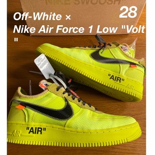 ナイキ(NIKE)のOff-White × Nike Air Force 1 Low "Volt"(スニーカー)