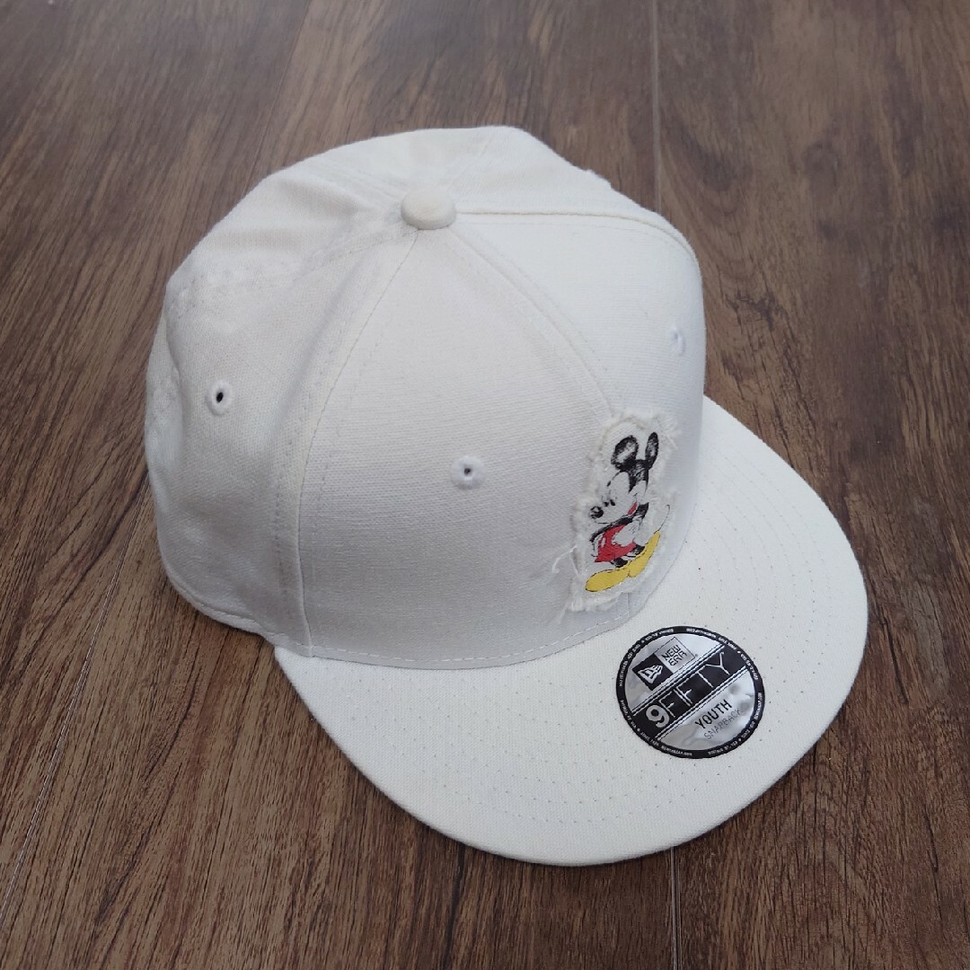 NEW ERA(ニューエラー)のニューエラ　キッズ　ミッキーキャップ キッズ/ベビー/マタニティのこども用ファッション小物(帽子)の商品写真