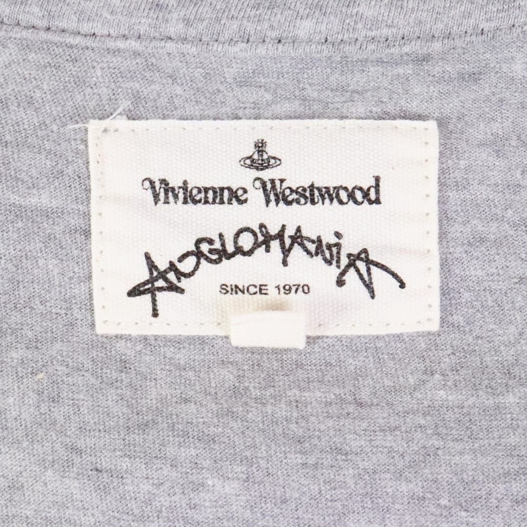 Vivienne Westwood(ヴィヴィアンウエストウッド)のVivienne Westwood　ヴィヴィアン・ウエストウッド　 Anglomania　ワンピース　半袖　グレー　Ⅿ レディースのワンピース(ロングワンピース/マキシワンピース)の商品写真