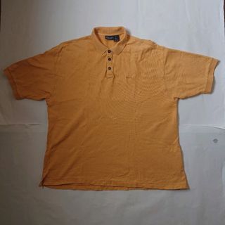 パタゴニア(patagonia)の【パタゴニア】鹿の子編み 半袖ポロシャツ／刺繍ロゴ／有機綿／men's Ｌ(ポロシャツ)