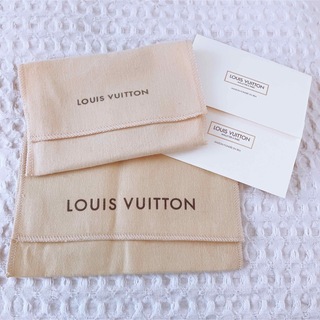 ルイヴィトン(LOUIS VUITTON)の未使用ルイヴィトン LOUIS VUITTON 保存袋　保管袋　2点　カード財布(ショップ袋)