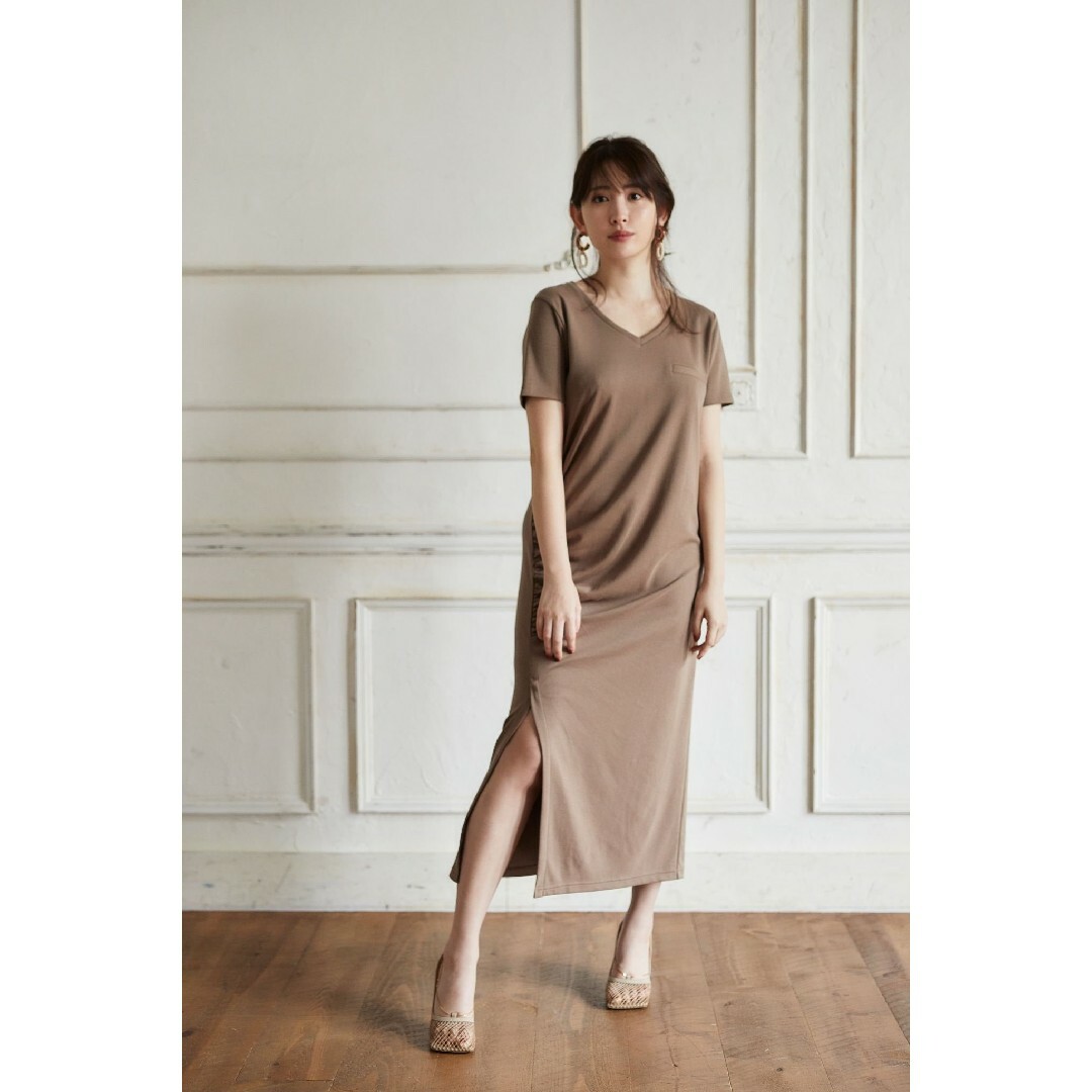 Her lip to(ハーリップトゥ)のRelaxed T-Shirt Long Dress レディースのワンピース(ロングワンピース/マキシワンピース)の商品写真