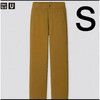 ユニクロ(UNIQLO)のユニクロ　ジャージーリラックスストレートパンツ⭐️新品タグ付き⭐️(カジュアルパンツ)