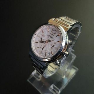 セイコー(SEIKO)の良品【稼働品】SEIKO　セイコー　ルキア　V175-0AJ0　ソーラー　クロノ(腕時計)