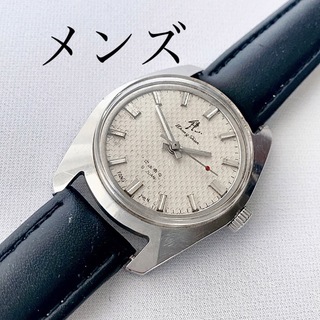 鐘山　ZHONG SHAN メンズ手巻き腕時計　稼動品　中国南京製(腕時計(アナログ))