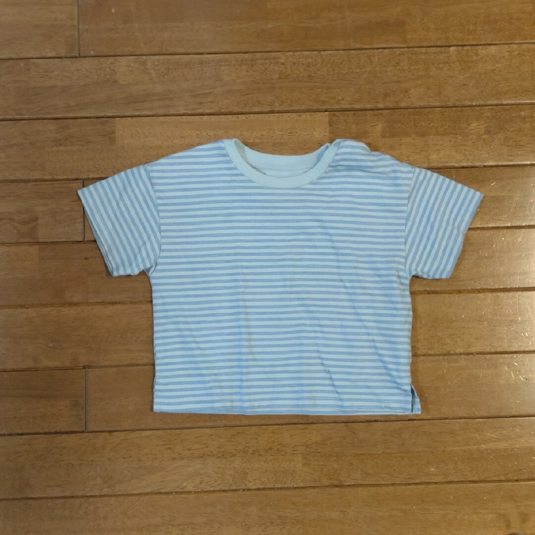 UNIQLO(ユニクロ)のエアリズムTシャツ4枚セット　80センチ　美品 キッズ/ベビー/マタニティのベビー服(~85cm)(Ｔシャツ)の商品写真