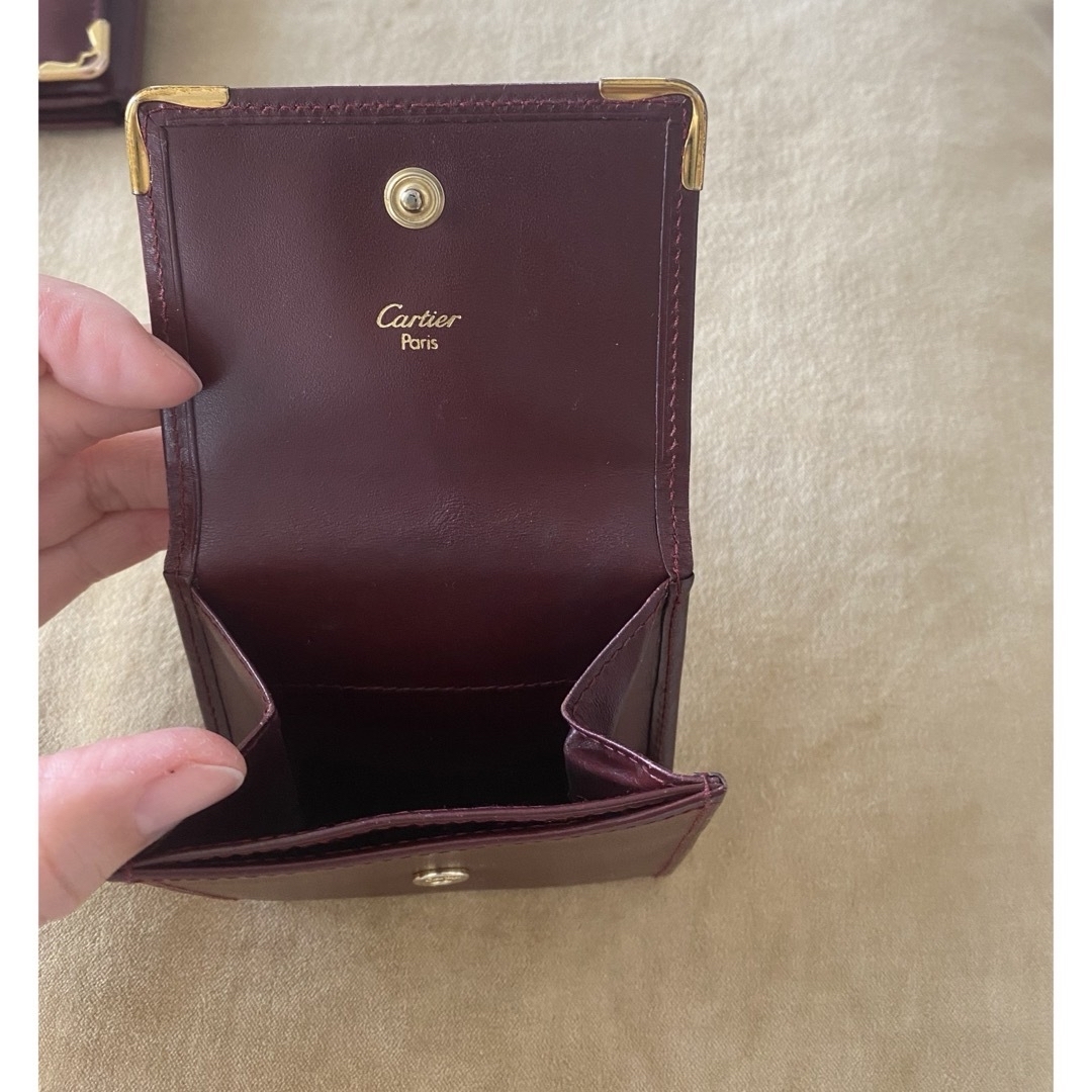 Cartier(カルティエ)のCartier 3つ折り　小銭入れ　セット レディースのファッション小物(財布)の商品写真