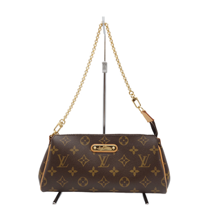 ルイヴィトン(LOUIS VUITTON)のLV ルイヴィトン Louis Vuitton エヴァ ハンドバッグ 肩掛け チェーン ショルダー ミニ シグネチャープレート モノグラム ロゴデザイン シンプル 華やか 定番 エレガント ブラウン系 ゴールド金具 レザー M95567 レディース 【中古 ABランク】☆送料無料☆ 当店通常価格149800円(ハンドバッグ)