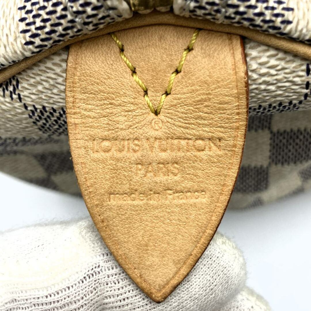 LOUIS VUITTON(ルイヴィトン)の【ベタ無し】ルイ・ヴィトン N41371 ダミエ・アズール スピーディ25 ハンドバッグ アイボリーホワイト LOUIS VUITTON【中古】 レディースのバッグ(ハンドバッグ)の商品写真