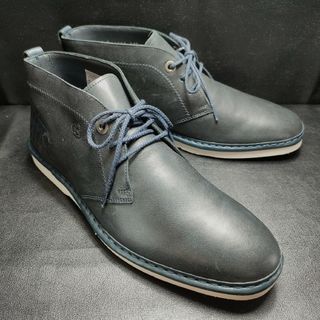 ランバンオンブルー(LANVIN en Bleu)の展示品 美品 ランバン オン ブルー 24.5cm ハイカットスニーカー レザー(スニーカー)