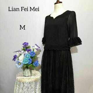Lian Fei Mei 極上美品　ロングワンピース　レーススカート　Mサイズ(ロングワンピース/マキシワンピース)
