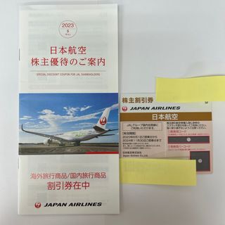 ジャル(ニホンコウクウ)(JAL(日本航空))の日本航空 JAL 株主優待券 1枚(航空券)