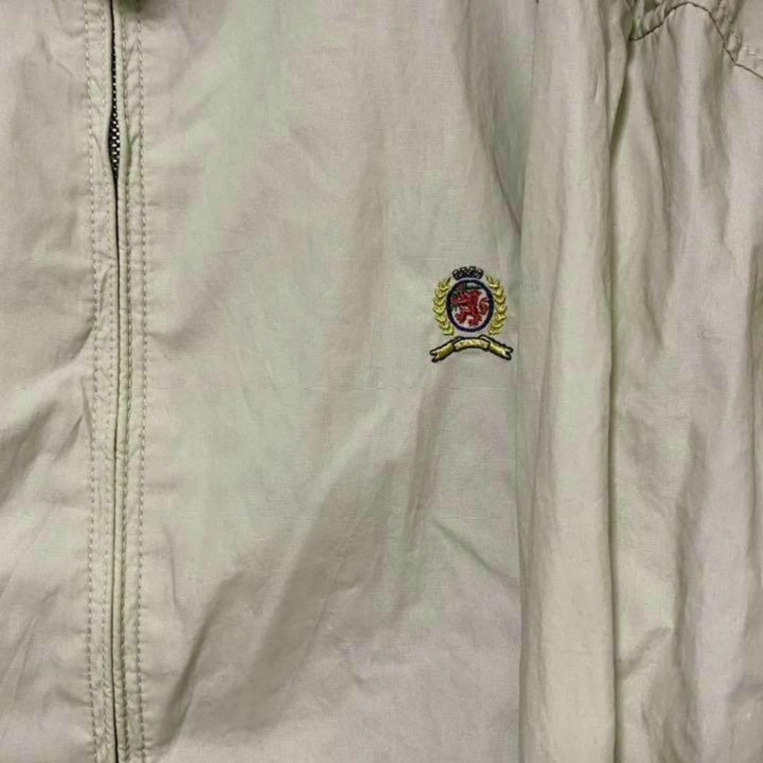 トミーヒルフィガー ナイロンジャケット ベージュ ブルゾン USA古着 90s メンズのジャケット/アウター(ブルゾン)の商品写真