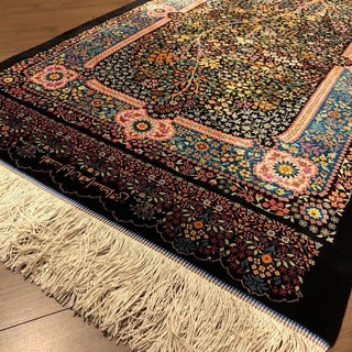 ペルシャ絨毯 クム産 エスファギ(ラグ)
