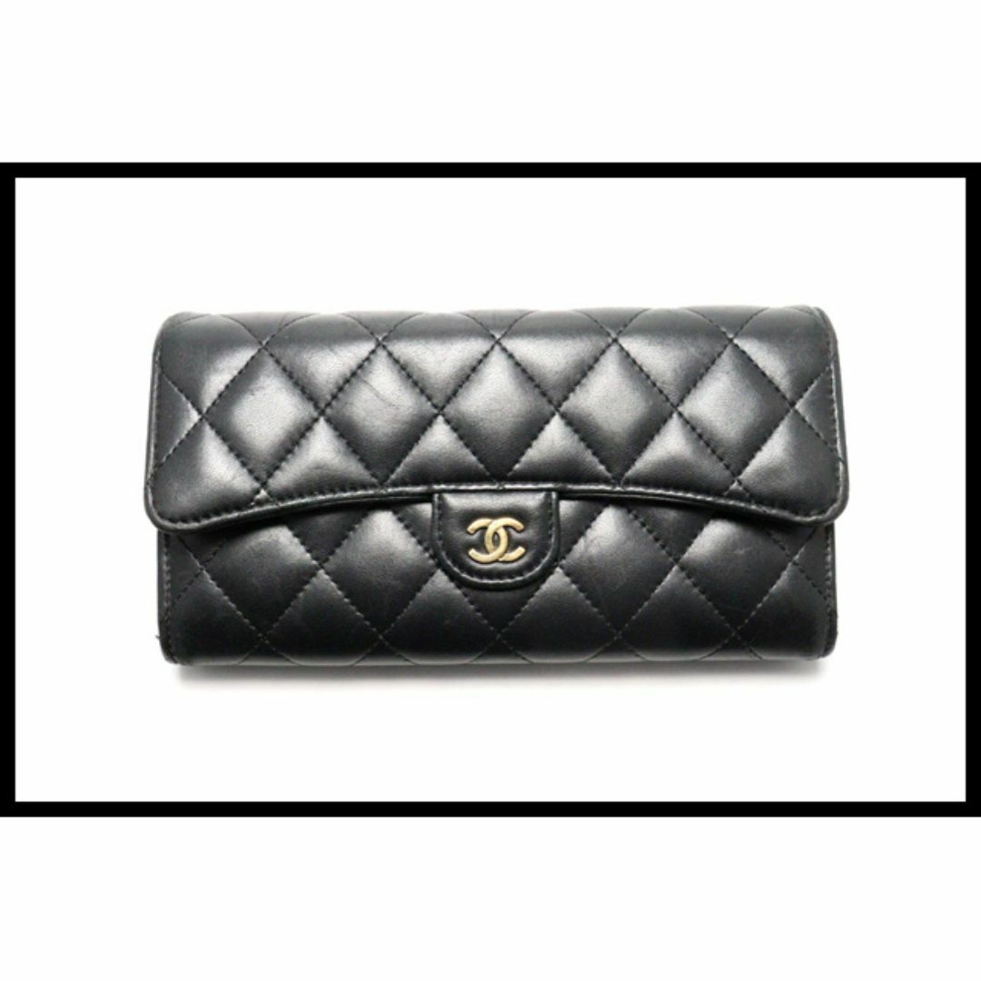 CHANEL(シャネル)のシャネル 22番台 マトラッセ 2つ折り長財布■03we28677306 レディースのファッション小物(財布)の商品写真