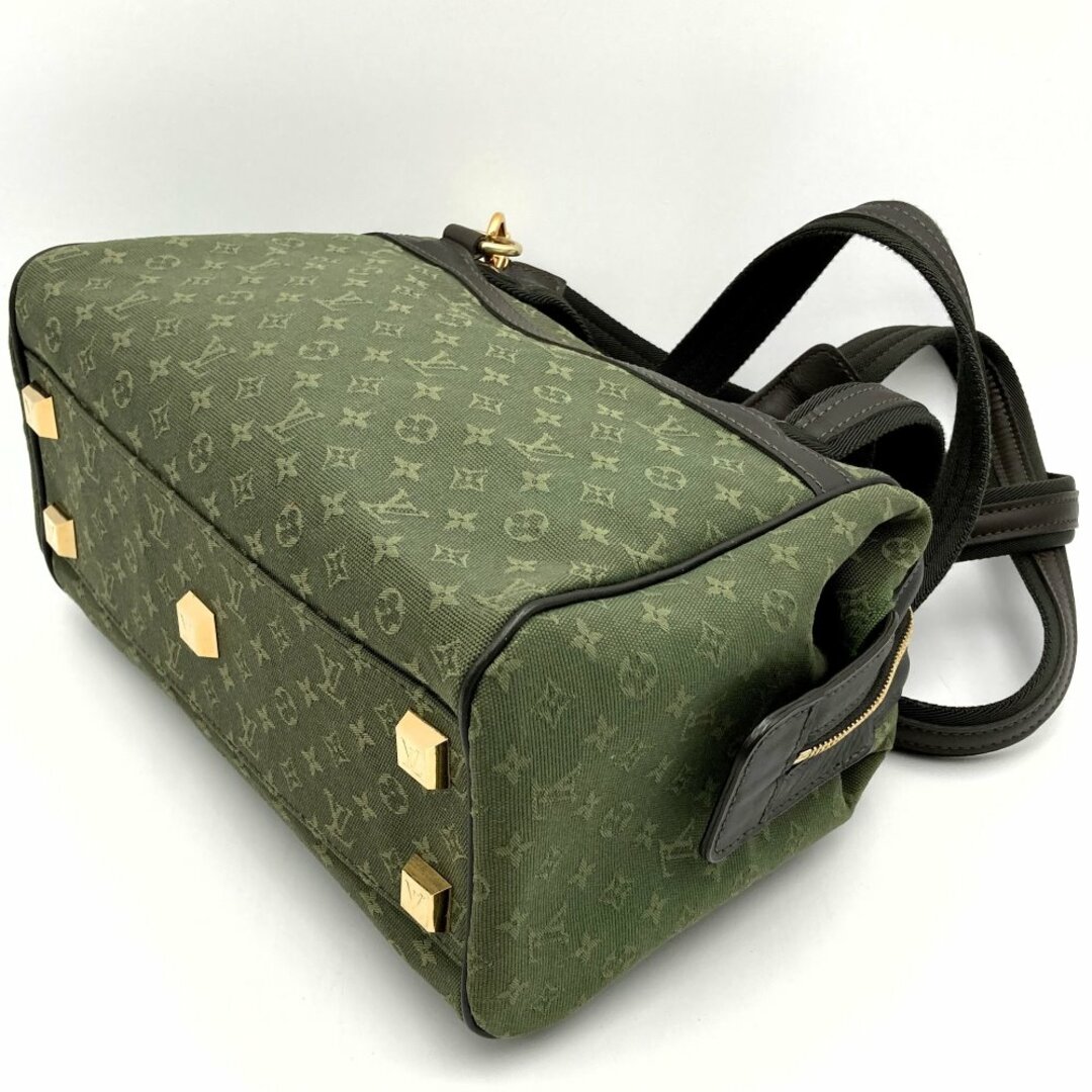 LOUIS VUITTON(ルイヴィトン)の【ベタ無し】ルイ・ヴィトン M92415 ジョセフィーヌPM モノグラムミニ ハンドバッグ ショルダーバッグ 2way グリーン LOUIS VUITTON【中古】 レディースのバッグ(ハンドバッグ)の商品写真