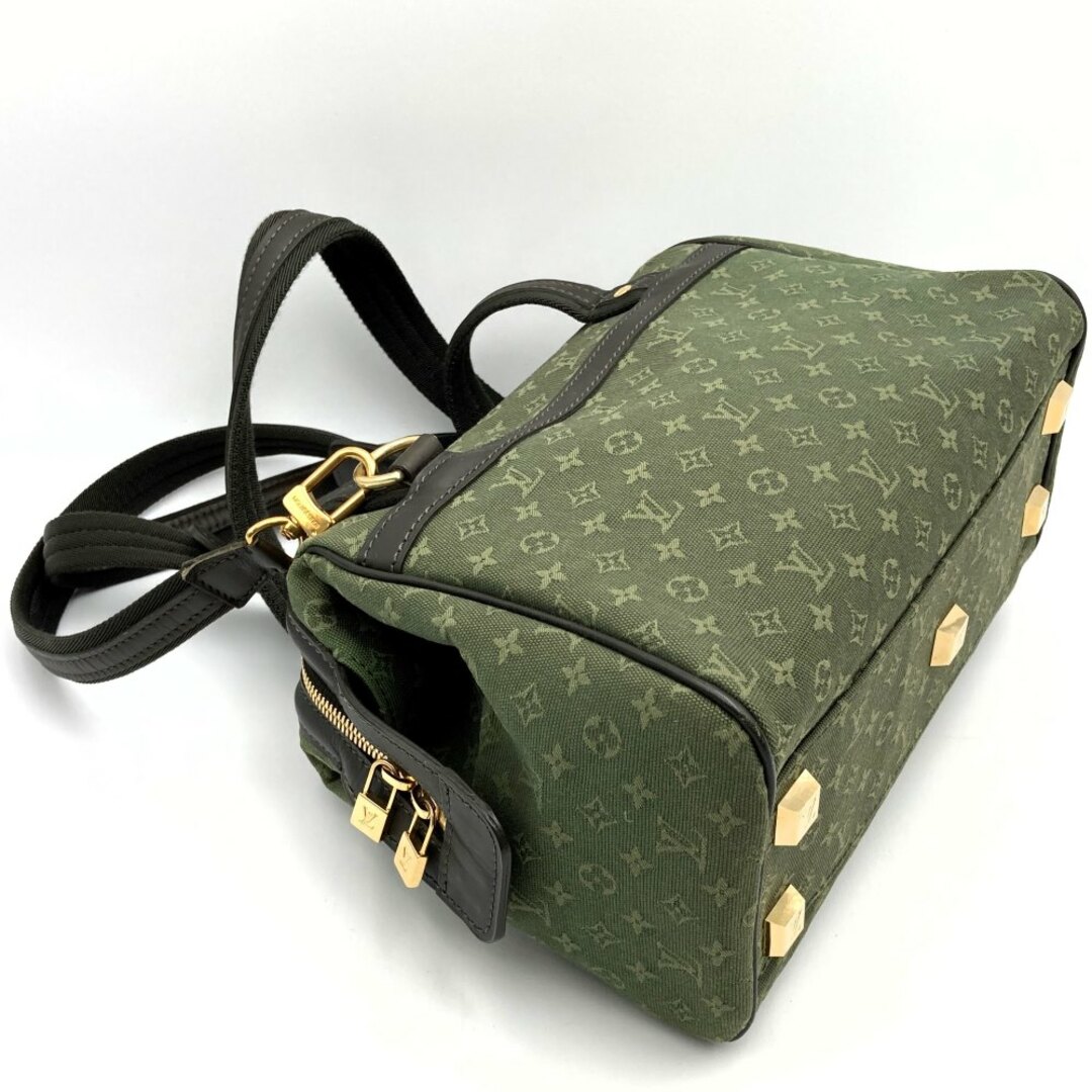 LOUIS VUITTON(ルイヴィトン)の【ベタ無し】ルイ・ヴィトン M92415 ジョセフィーヌPM モノグラムミニ ハンドバッグ ショルダーバッグ 2way グリーン LOUIS VUITTON【中古】 レディースのバッグ(ハンドバッグ)の商品写真