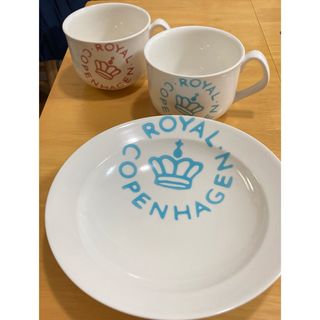 ロイヤルコペンハーゲン(ROYAL COPENHAGEN)のロイヤルコペンハーゲン　ニューシグネチャー　マグカップ　お皿 深皿　スープボウル(食器)