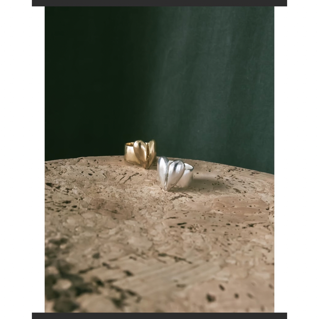 Marte(マルテ)の【SYKIA】　Open Heart Ring #3 gold レディースのアクセサリー(リング(指輪))の商品写真