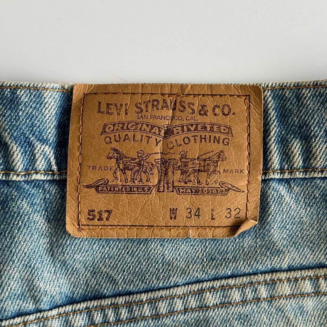 Levi's(リーバイス)のlevi’s 517 usa製 W34 ボタン裏575 実寸W32 オレンジタブ メンズのパンツ(デニム/ジーンズ)の商品写真