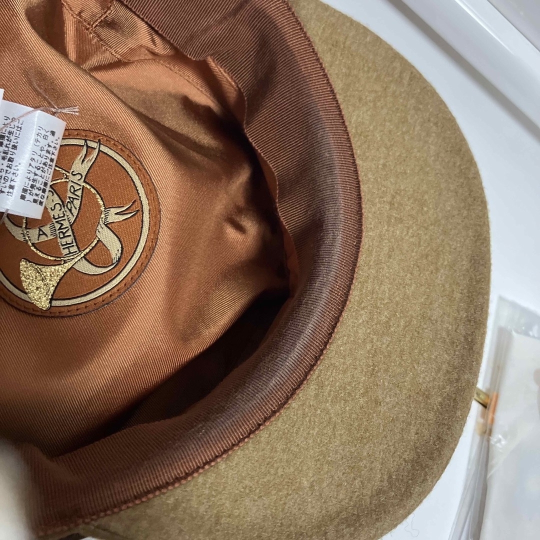 Hermes(エルメス)のエルメス　キャスケット　中古　59 レディースの帽子(キャスケット)の商品写真