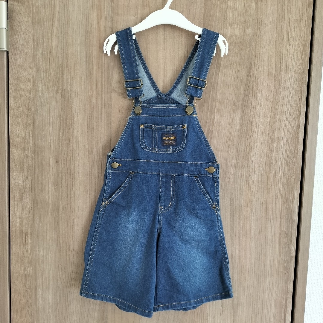 Wrangler(ラングラー)のWrangler ワイドオーバーオール 80cm キッズ/ベビー/マタニティのベビー服(~85cm)(パンツ)の商品写真