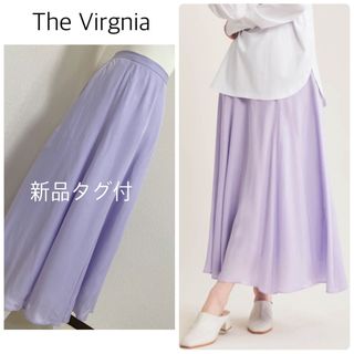 The Virgnia - 【新品タグ付】The Virgniaフィブリルサテンスカート　ナロースカート