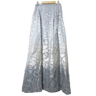 アルベルタフェレッティ(ALBERTA FERRETTI)のアルベルタ フェレッティ 美品 ロングスカート シルク ラメ フレア IBO51(ロングスカート)