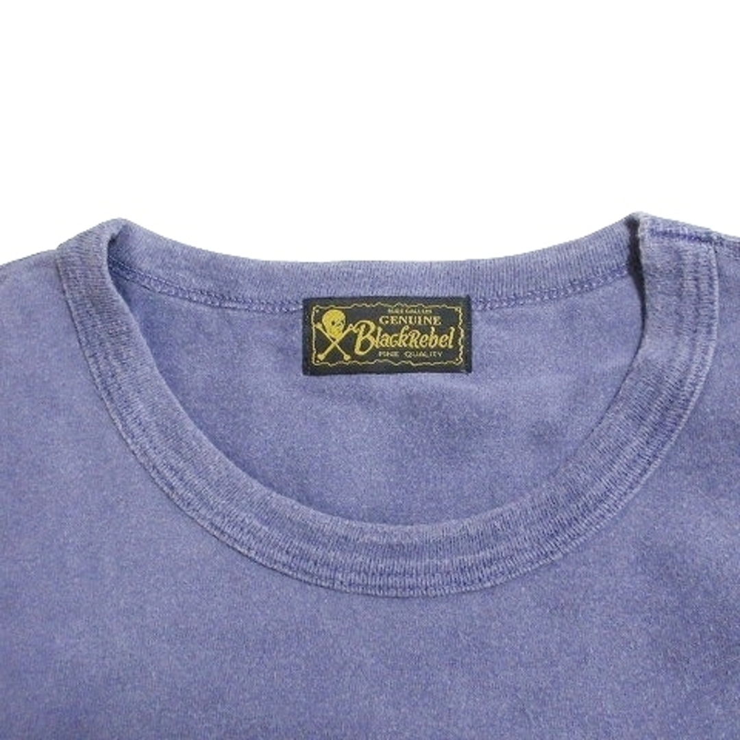 RUDE GALLERY(ルードギャラリー)のルードギャラリー Black Rebel  Tシャツ 半袖 M 紫 IBO51 メンズのトップス(Tシャツ/カットソー(半袖/袖なし))の商品写真