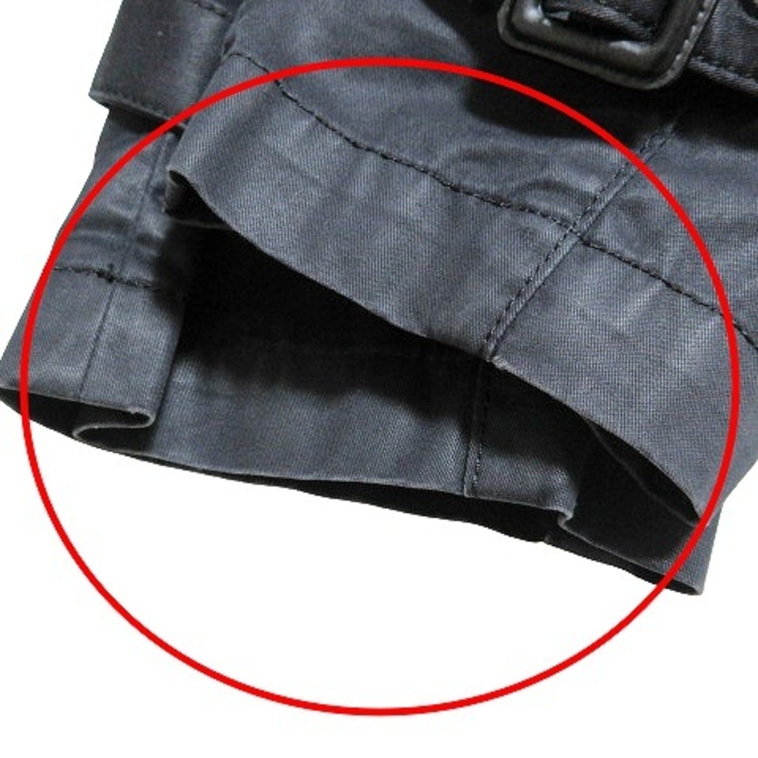 ピーエスポールスミス シングル トレンチコート ロング M 紺  IBO51 メンズのジャケット/アウター(トレンチコート)の商品写真