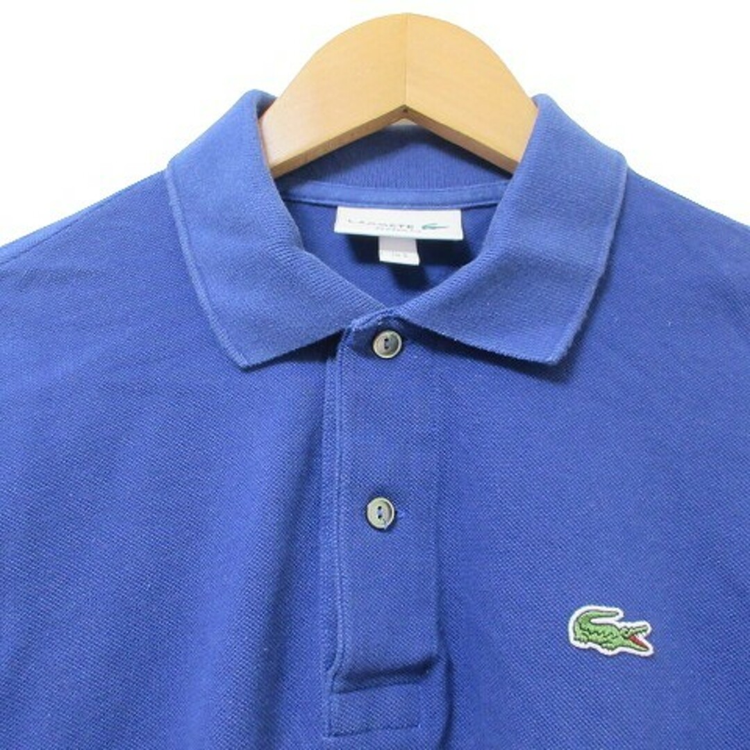 LACOSTE(ラコステ)のラコステ 近年 鹿の子 ポロシャツ 半袖 L1212AL 青 3 IBO51 メンズのトップス(ポロシャツ)の商品写真