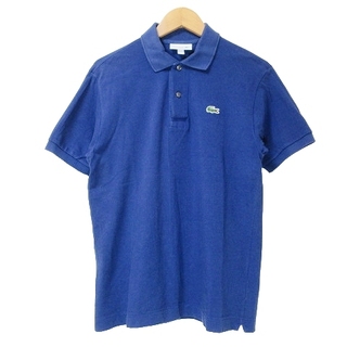 ラコステ(LACOSTE)のラコステ 近年 鹿の子 ポロシャツ 半袖 L1212AL 青 3 IBO51(ポロシャツ)