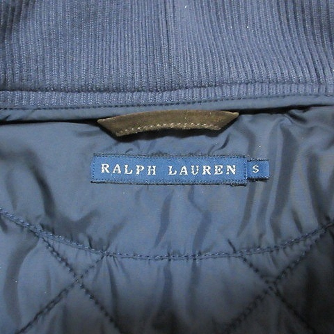 Ralph Lauren(ラルフローレン)のラルフローレン 中綿 ベスト ジレ 前開き ジップアップ 紺 茶 IBO51 レディースのトップス(ベスト/ジレ)の商品写真