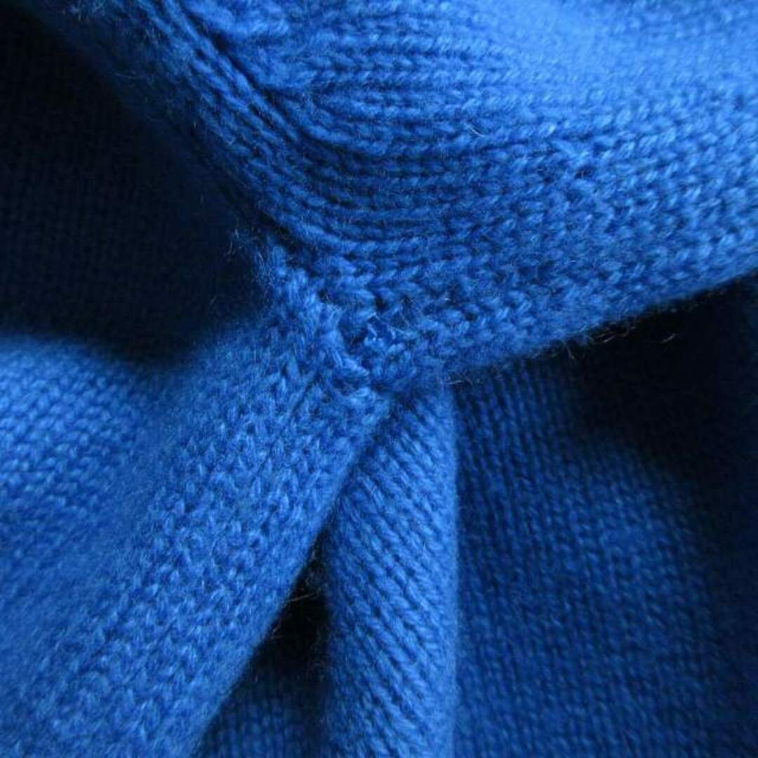 Drawer(ドゥロワー)のドゥロワー ニット セーター バックスリット リボン カシミヤ ウール混 青 1 レディースのトップス(ニット/セーター)の商品写真