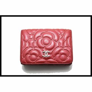 シャネル(CHANEL)のCHANEL 28番台 カメリア SV金具 3つ折り財布■03ok2818325(財布)