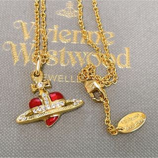 ヴィヴィアンウエストウッド(Vivienne Westwood)のヴィヴィアン ディアマンテ ハート ネックレス(ネックレス)