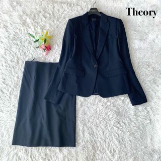 セオリー(theory)の【美品】セオリー セットアップ スーツ スカート フォーマル ネイビー L(スーツ)