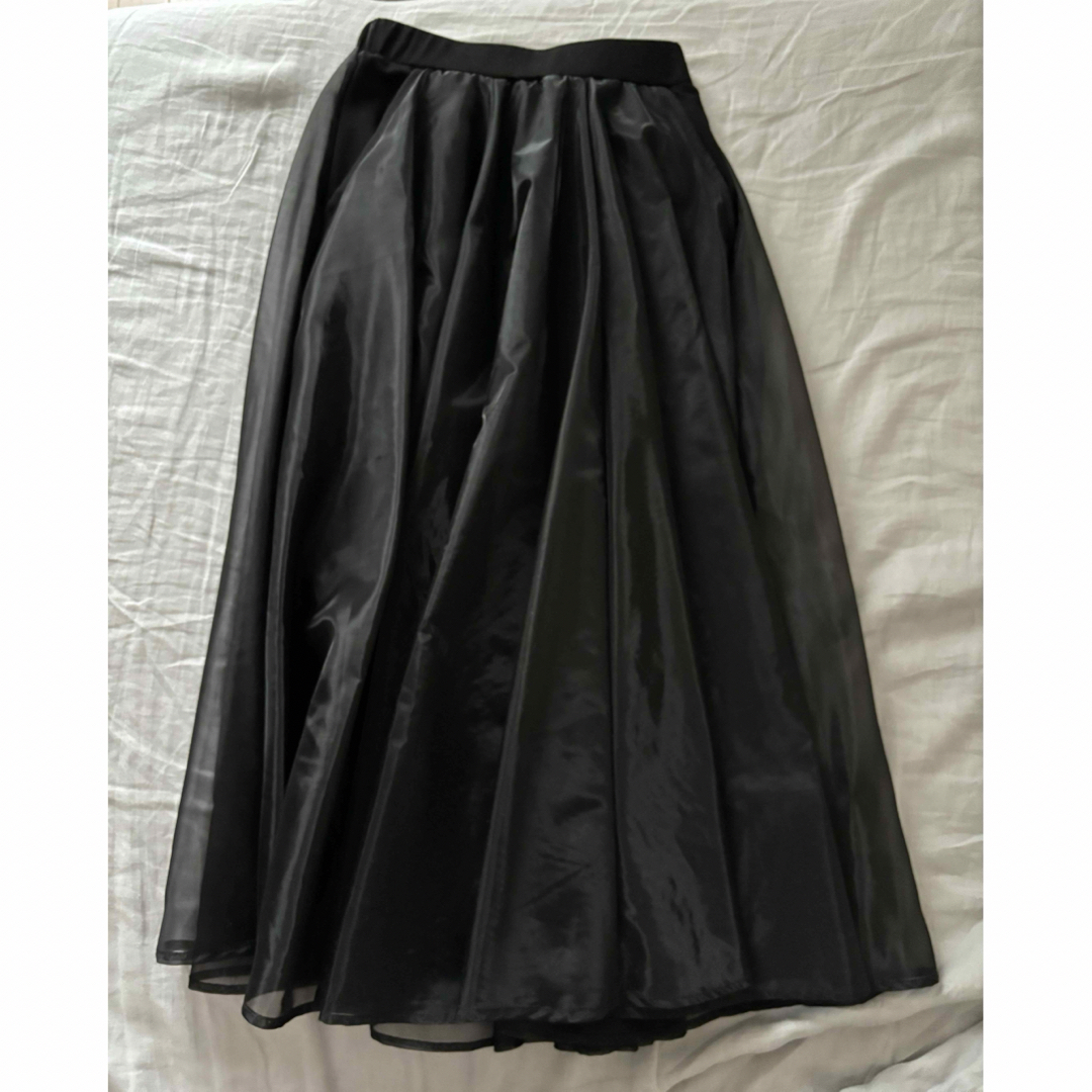 シソラス　akko3839 コラボ　オーガンジースカート レディースのスカート(ひざ丈スカート)の商品写真