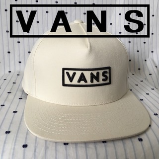 VANS - VANSバンズUS限定ニュースクール刺繍ロゴキャップ帽子