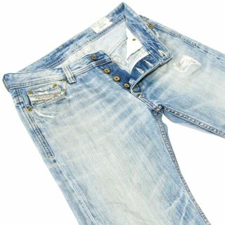 ディーゼル(DIESEL)のディーゼルVIKER▼ストレートデニム▼ダメージ加工▼28▼ウエスト約82cm(デニム/ジーンズ)