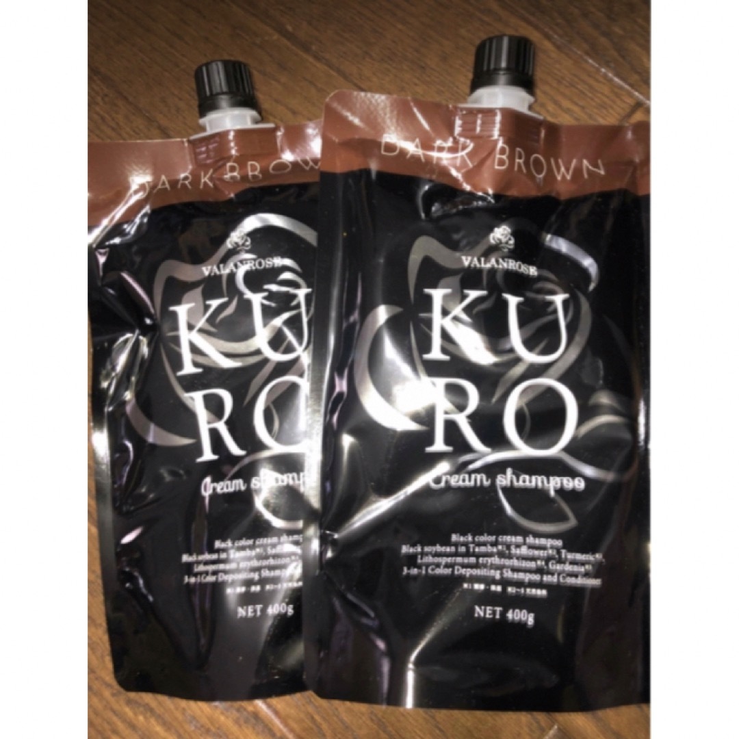 バランローズ KUROクリームシャンプー ダークブラウン コスメ/美容のヘアケア/スタイリング(白髪染め)の商品写真