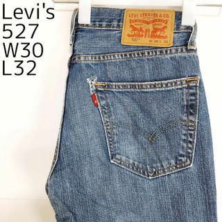 リーバイス(Levi's)のリーバイス527 Levis W30 ブルーデニム 青 ブーツカット 8504(デニム/ジーンズ)